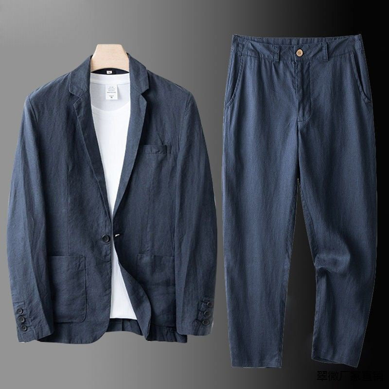 Matthias | Completo blazer in lino comodo e traspirante