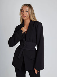 Camille | Blazer di lusso chic e raffinato con cintura