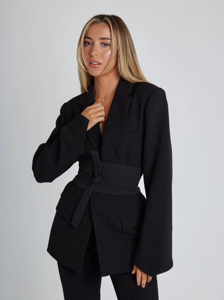 Camille | Blazer di lusso chic e raffinato con cintura