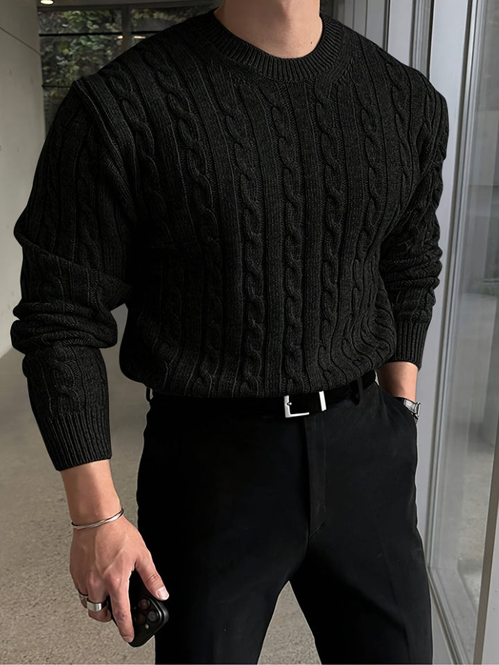 Jonas | Cable Knit Sweater – Everyday Comfort for Men