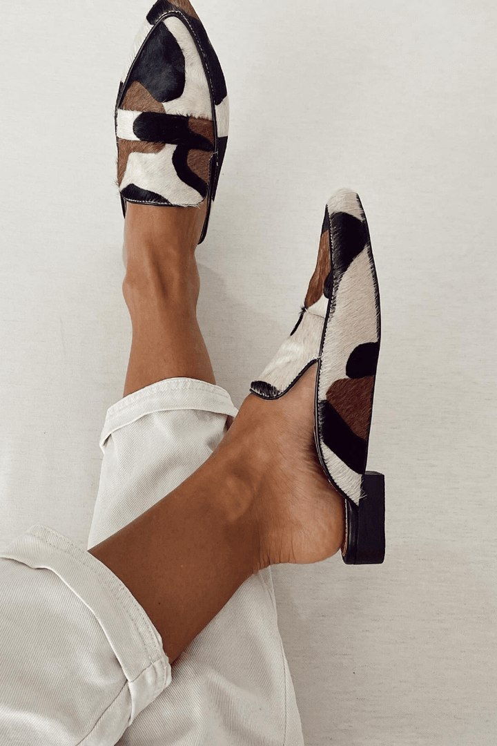 Christin | Mocassins élégants pour femmes à enfiler, imprimé animalier