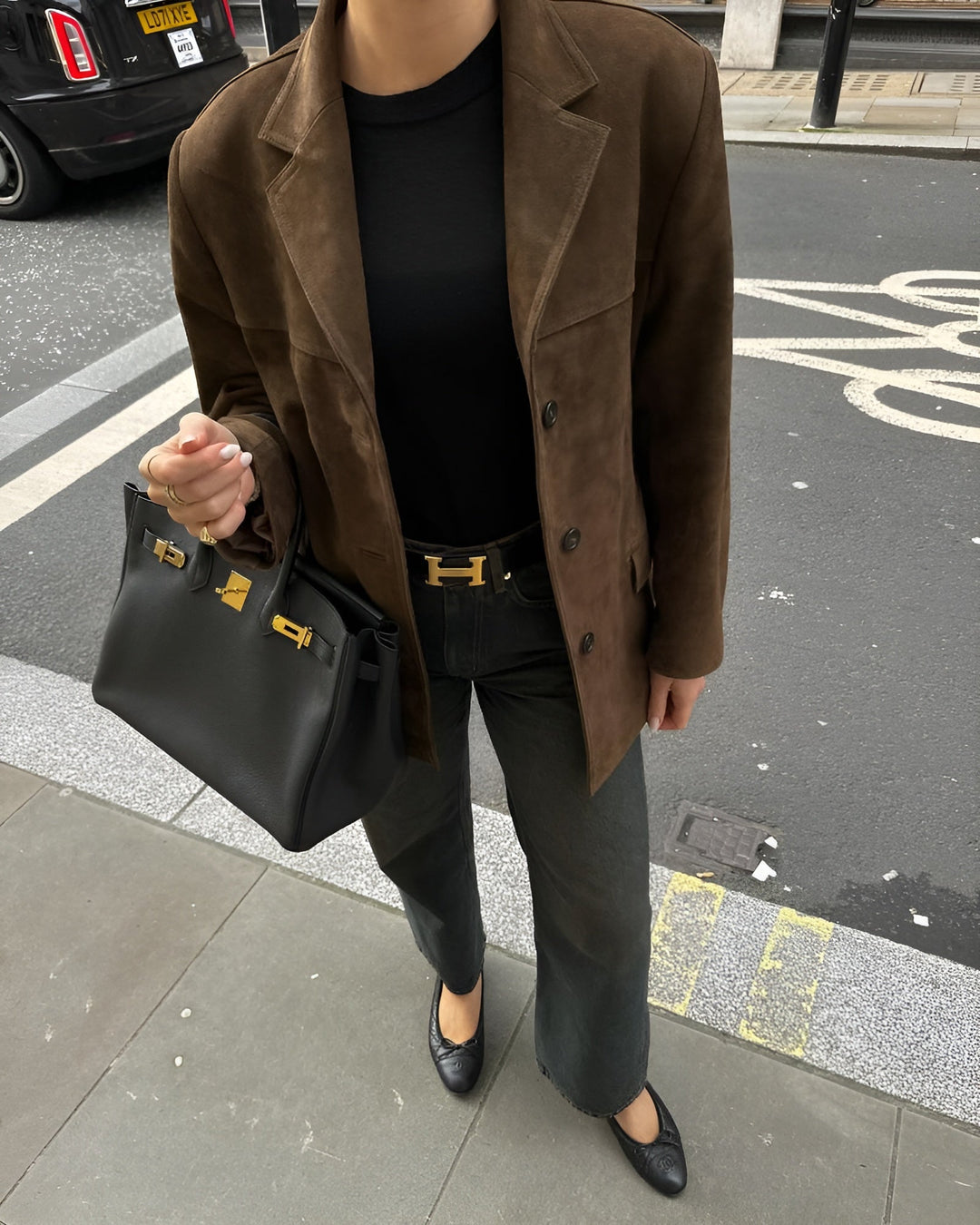 Victoria | Blazer lussuoso e morbido in camoscio