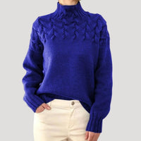 Luna | Cozy And Versatile Cable Knit Turtleneck Sweater