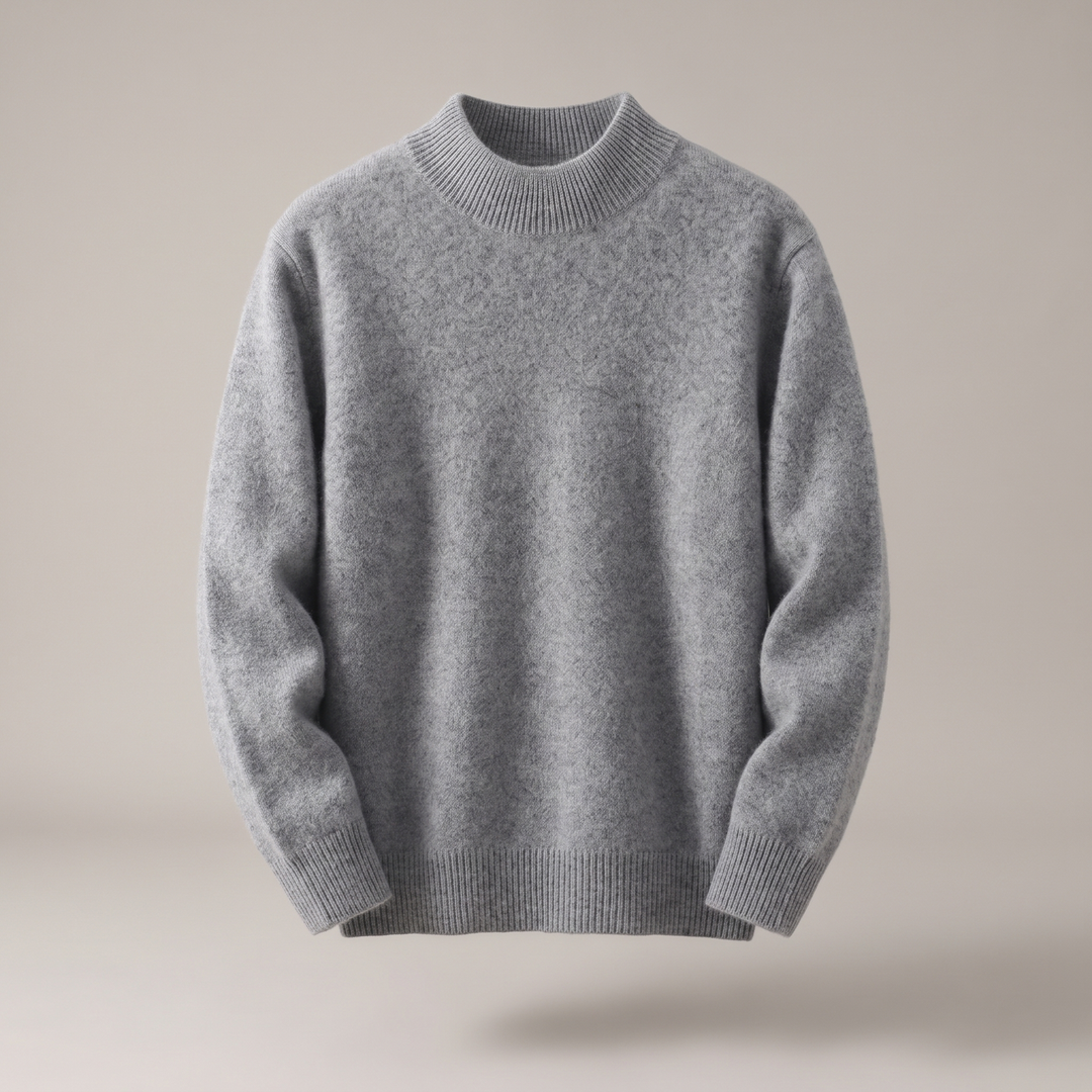 Aria | Cashmere Sweater – Soft Mock Neck Style for Women