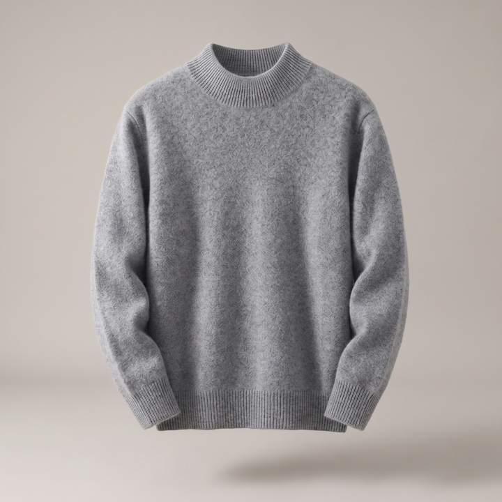 Aria | Cashmere Sweater – Soft Mock Neck Style for Women