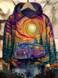 Daniela | Cozy And Adventurous Retro Graphic Hoodie