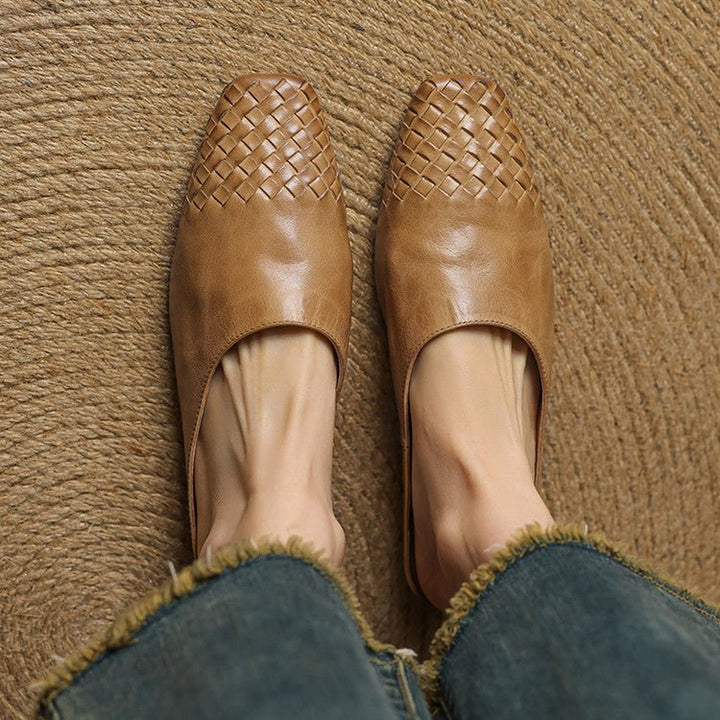 Harper | Mules eleganti e comode in pelle intrecciata