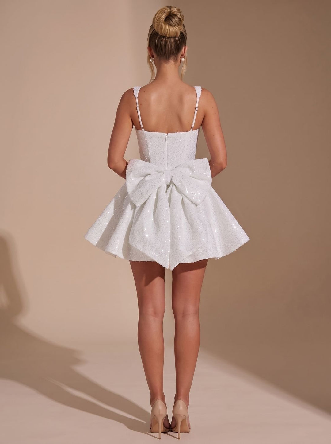 Victoria | Sequin Fit-and-Flare Christmas Party Dress – Bold Style for Women