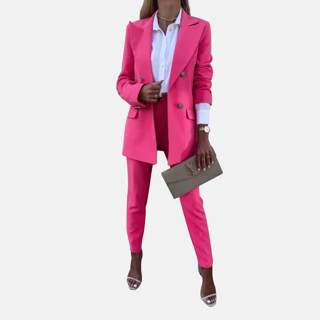 Amelia | Raffinato e sartoriale completo con blazer a due pezzi