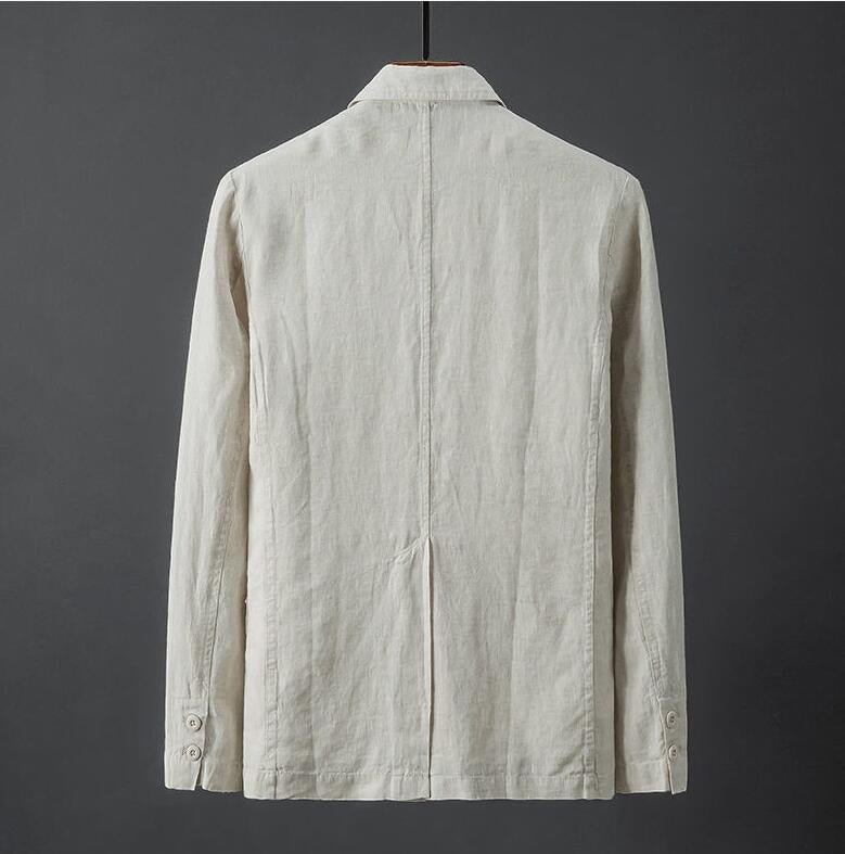 Oliver | Blazer in lino comodo e traspirante
