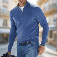 Marcus | Versatile And Lightweight Quarter-Zip Knit Sweater