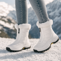 Clara | Kuschelige und stilvolle Schneestiefel mit Plüschfutter bis zur Mitte der Wade