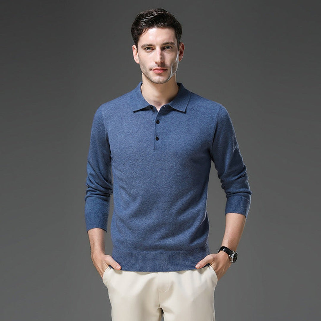 Sebastian | Knitted Sweater – Luxurious Cashmere Style for Men