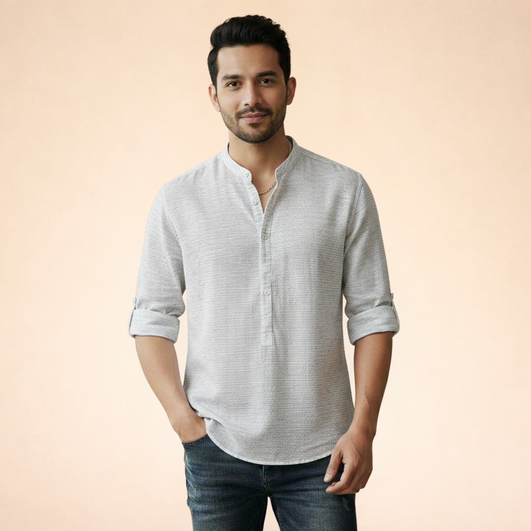 Alexander | Elegantes und bequemes Langarmhemd