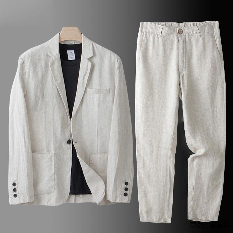 Matthias | Completo blazer in lino comodo e traspirante
