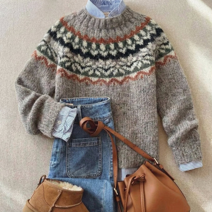 Eleanor | Nordic Heritage Knit Sweater for Women