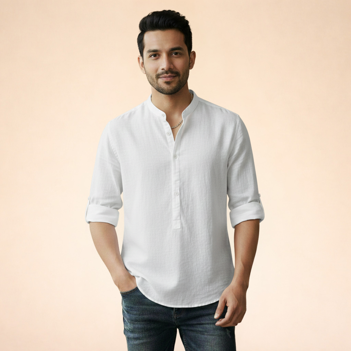 Alexander | Elegantes und bequemes Langarmhemd