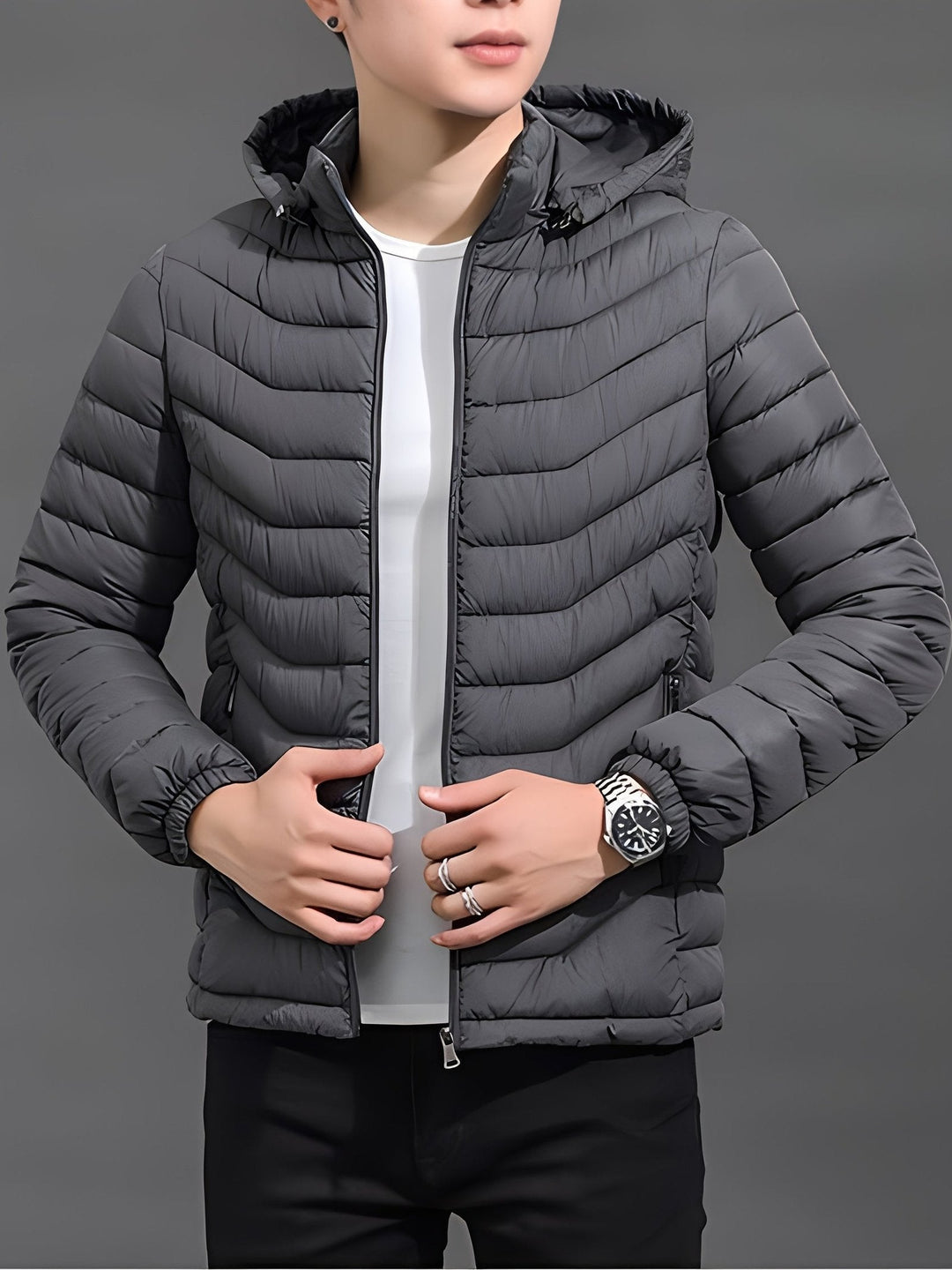 Owen | Hooded Puffer Jacket – Lichtgewicht en Comfortabel