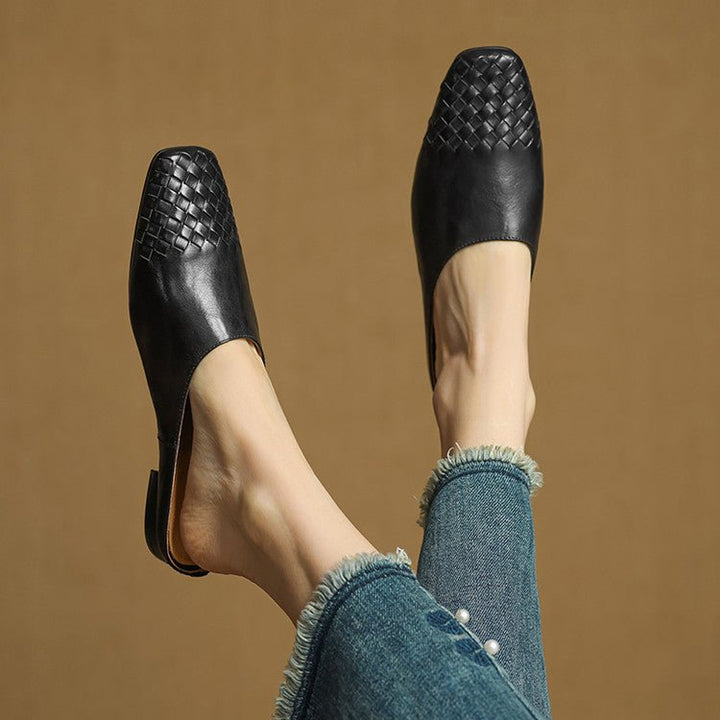 Harper | Mules eleganti e comode in pelle intrecciata