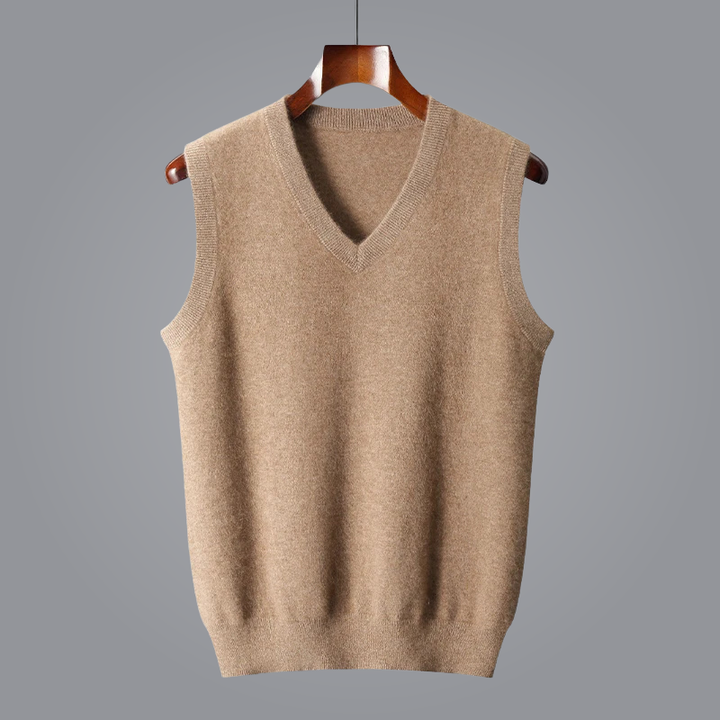 Aurora | Gilet lavorato a maglia morbido e lussuoso in cashmere