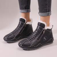 Sophie | Warme und kuschelige, pelzgefütterte Winter-Stiefeletten