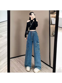 Olivia | Pantaloni cargo in denim eleganti e comodi