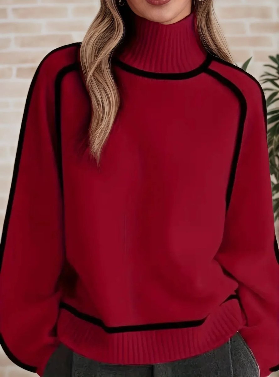 Sophie | Turtleneck Sweater – Elegant Oversized Style for Women