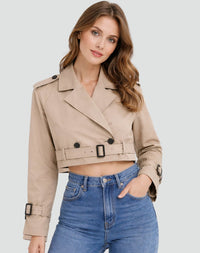 Ava | Trench corto elegante e raffinato