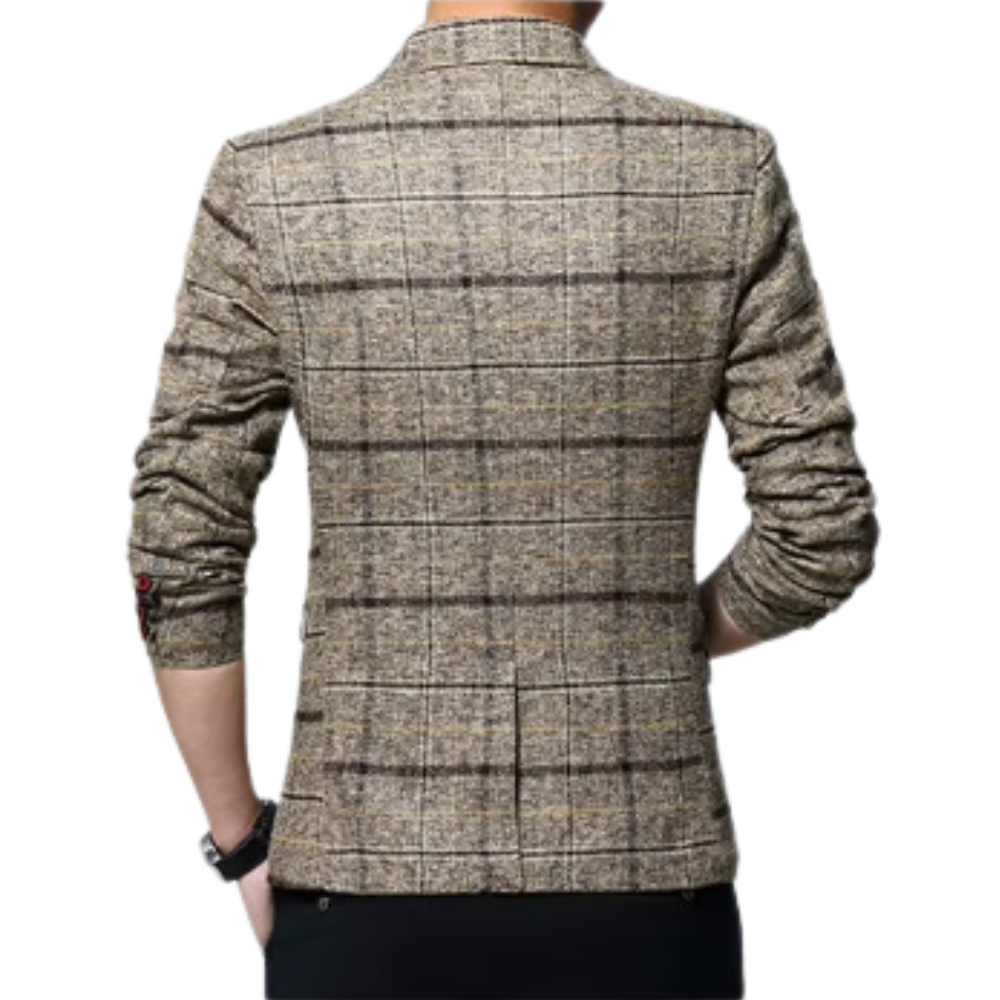 Calvin | Checkered Blazer – Tailored Fit for Men
