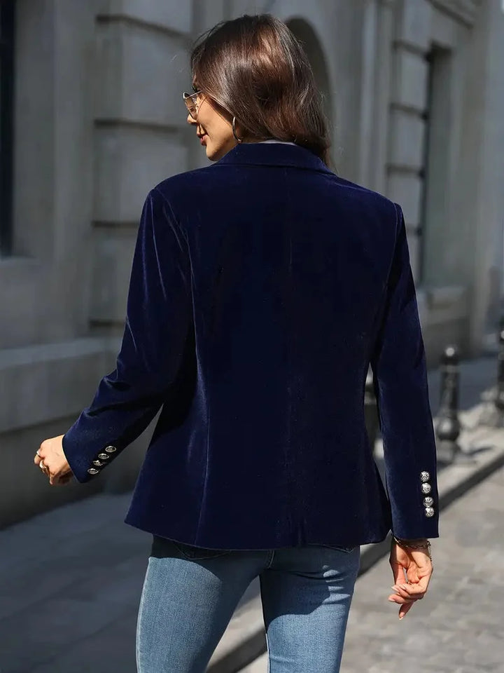 Isabelle | Blazer en velours luxueux et intemporel