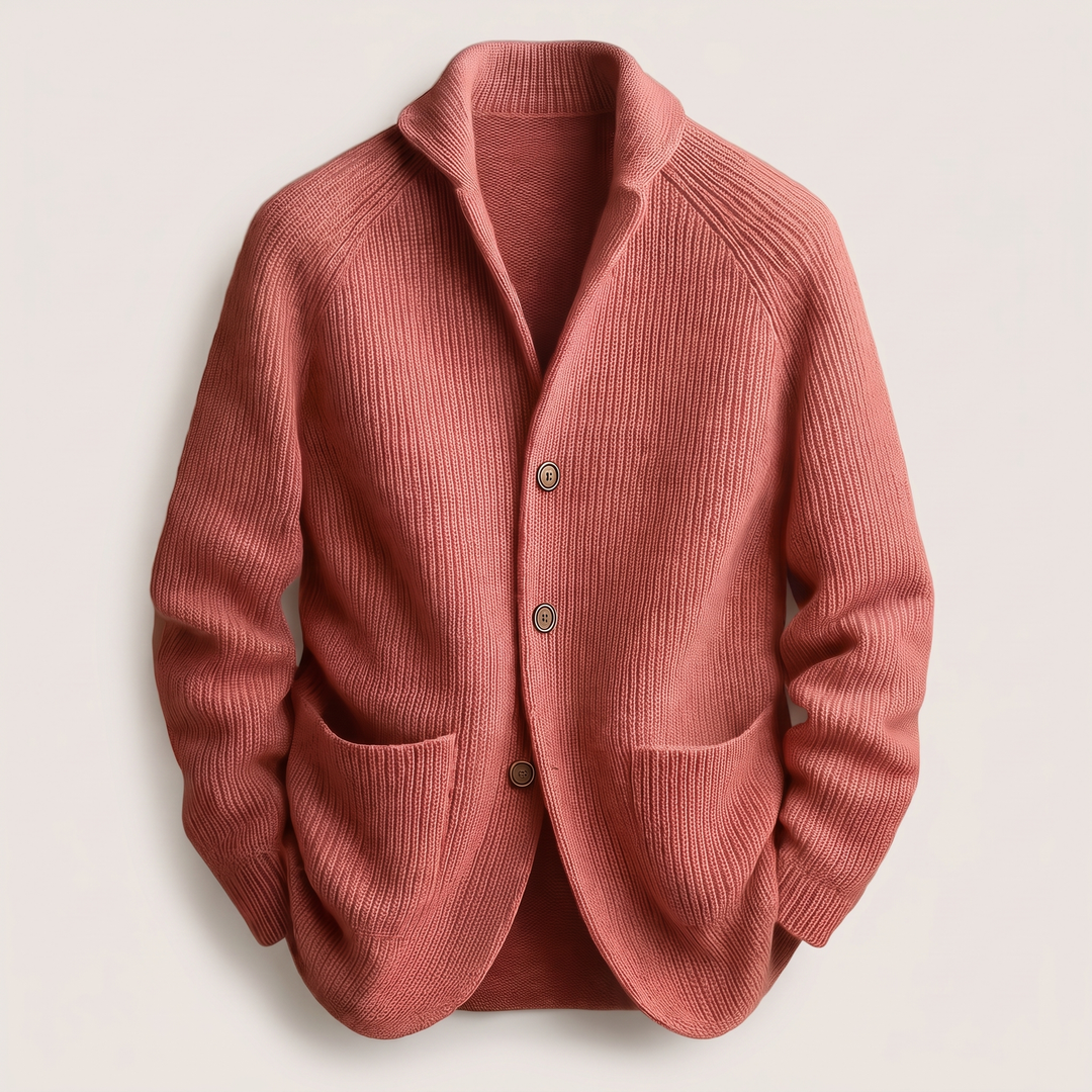 Ravine | Ribbed Knit Blazer – Versatile Smart-Casual Style for Men