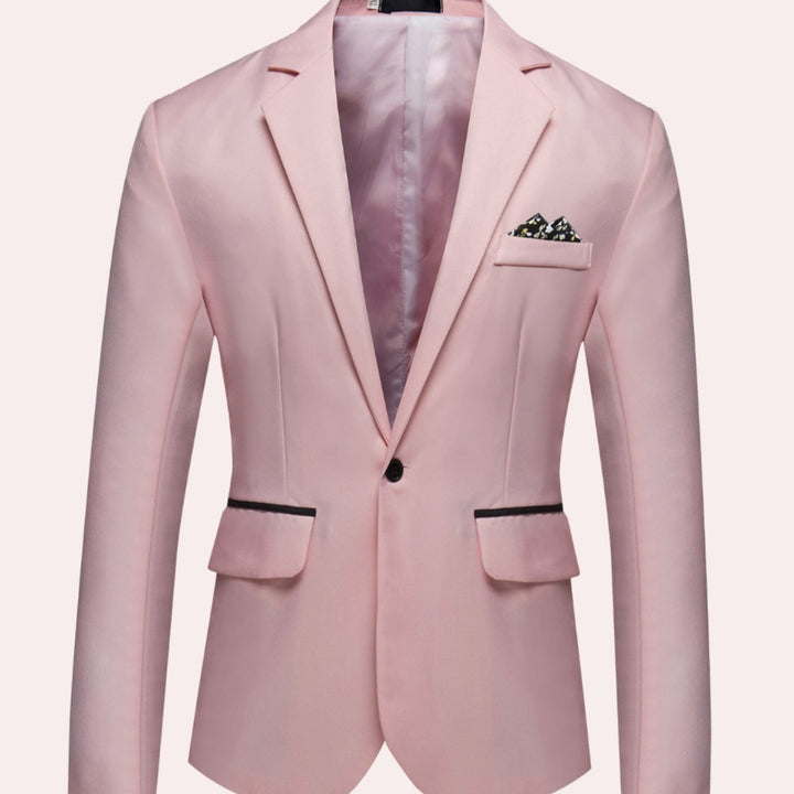 William | Business Blazer – Slim-Fit Single-Button Style for Men