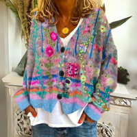Sophie | Vibrant and Bohemian Knitted Sweater