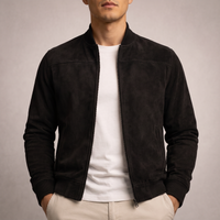 Adrian | Refined Suede Bomber Jacket for Men