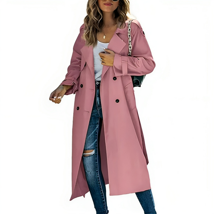 Freya | Trench rilassato e classico a doppio petto