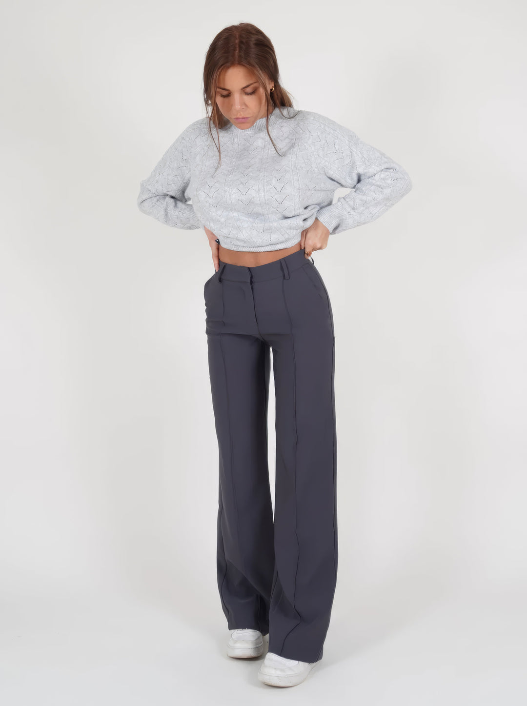 Emma | Pantaloni da tutti i giorni senza tempo e dalla vestibilità rilassata a gamba larga