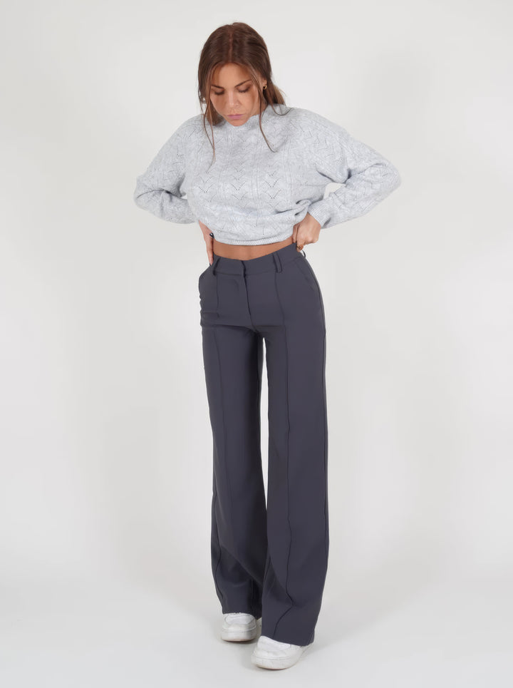 Emma | Pantaloni da tutti i giorni senza tempo e dalla vestibilità rilassata a gamba larga