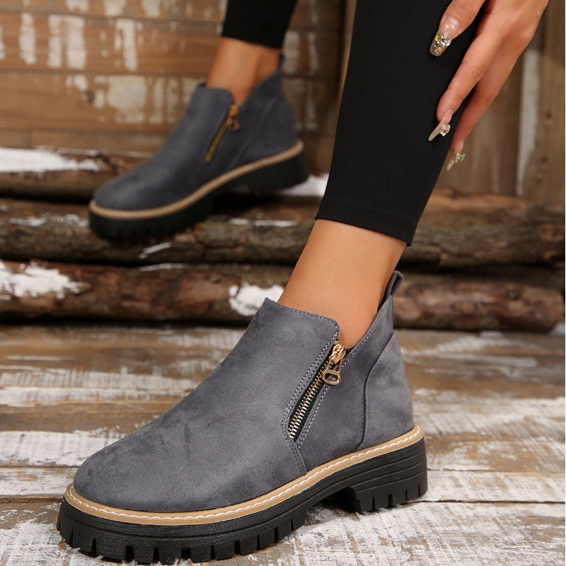Sienna | Bottines chic à plateforme et semelle épaisse