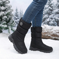 Sienna | Warm And Cozy Waterproof Mid Calf Winter Snow Boots