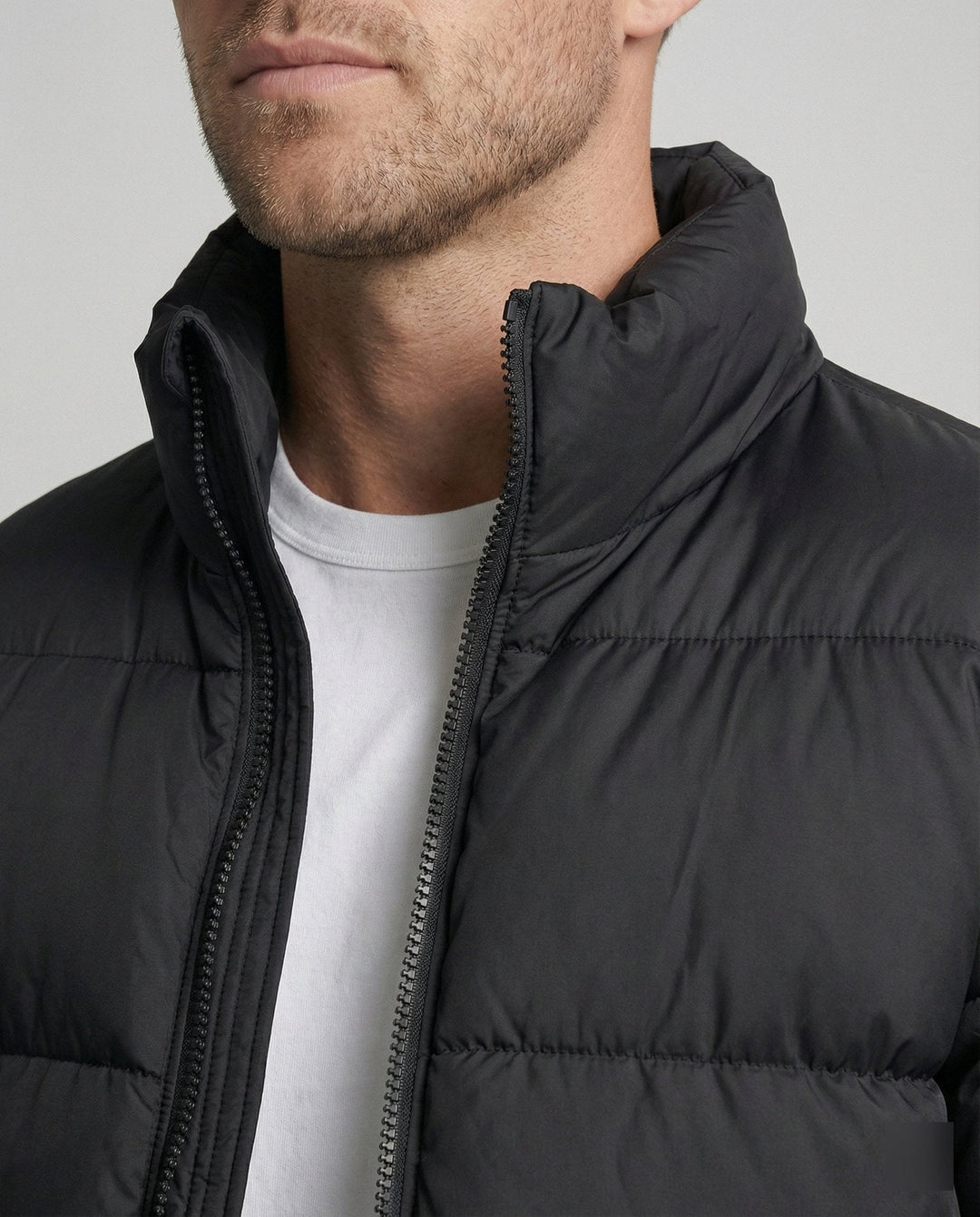 Drune | Men's Puffer Jacket – Warm Winter Design with Hood