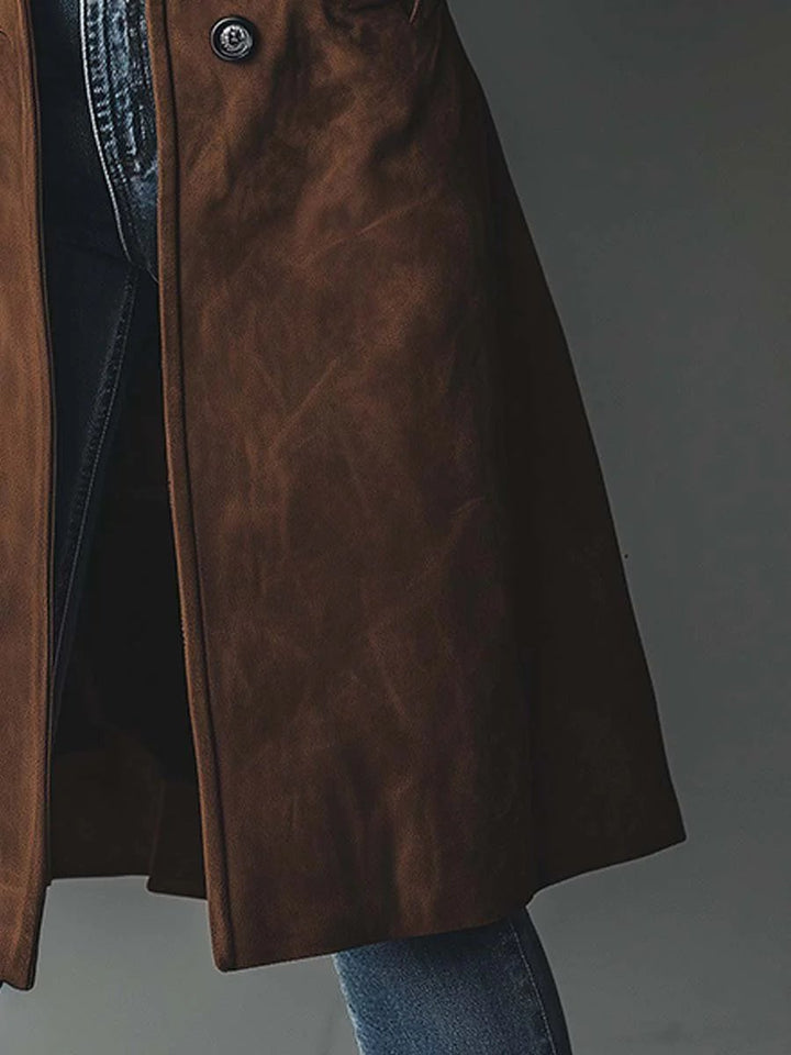 Victoria | Trench lungo doppiopetto elegante