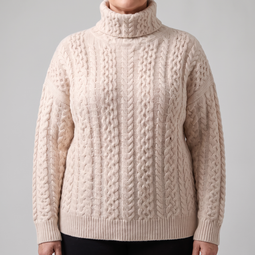 Vivara | Cashmere Knit Sweater – Elegant Turtleneck Style for Women