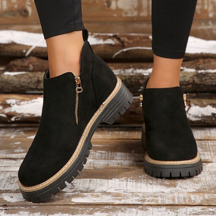 Sienna | Bottines chic à plateforme et semelle épaisse