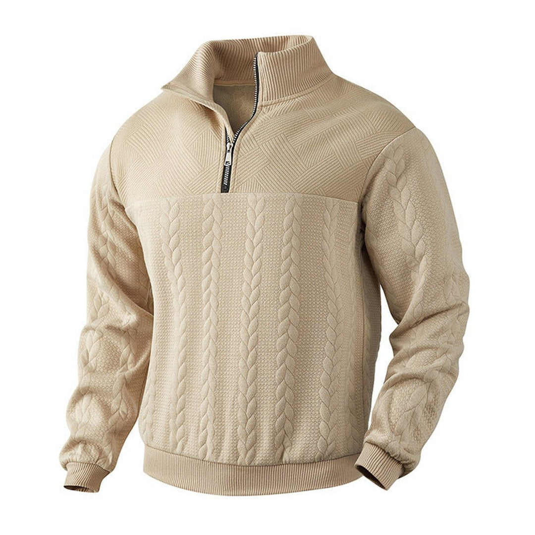 Andreas | Knit Sweater – Stylish Quarter-Zip Design for Men