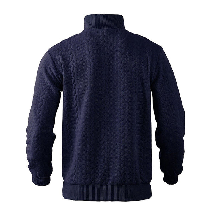 Andreas | Knit Sweater – Stylish Quarter-Zip Design for Men