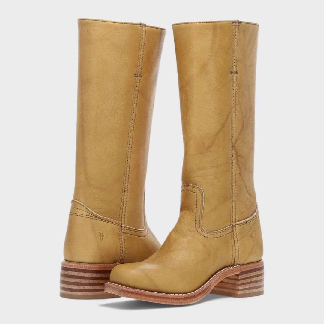 Freya | Stivali eleganti e raffinati al ginocchio in pelle, stile western