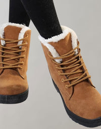 Aurora | Warme und bequeme Winter-Schneestiefel mit Schnürung