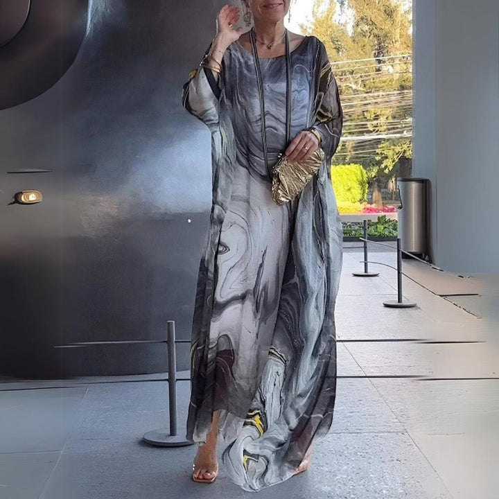 Jessica | Robe longue gracieuse à manches longues