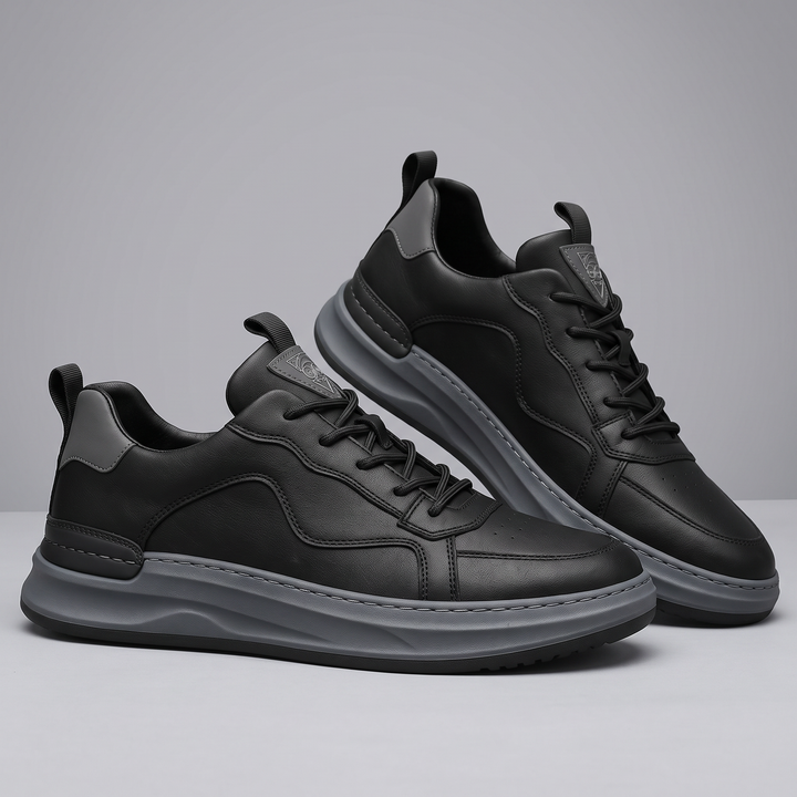 Hudson | Leather Sneakers – Premium Comfort for Men
