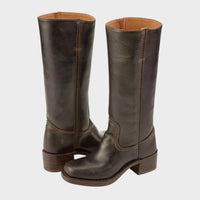 Freya | Stivali eleganti e raffinati al ginocchio in pelle, stile western